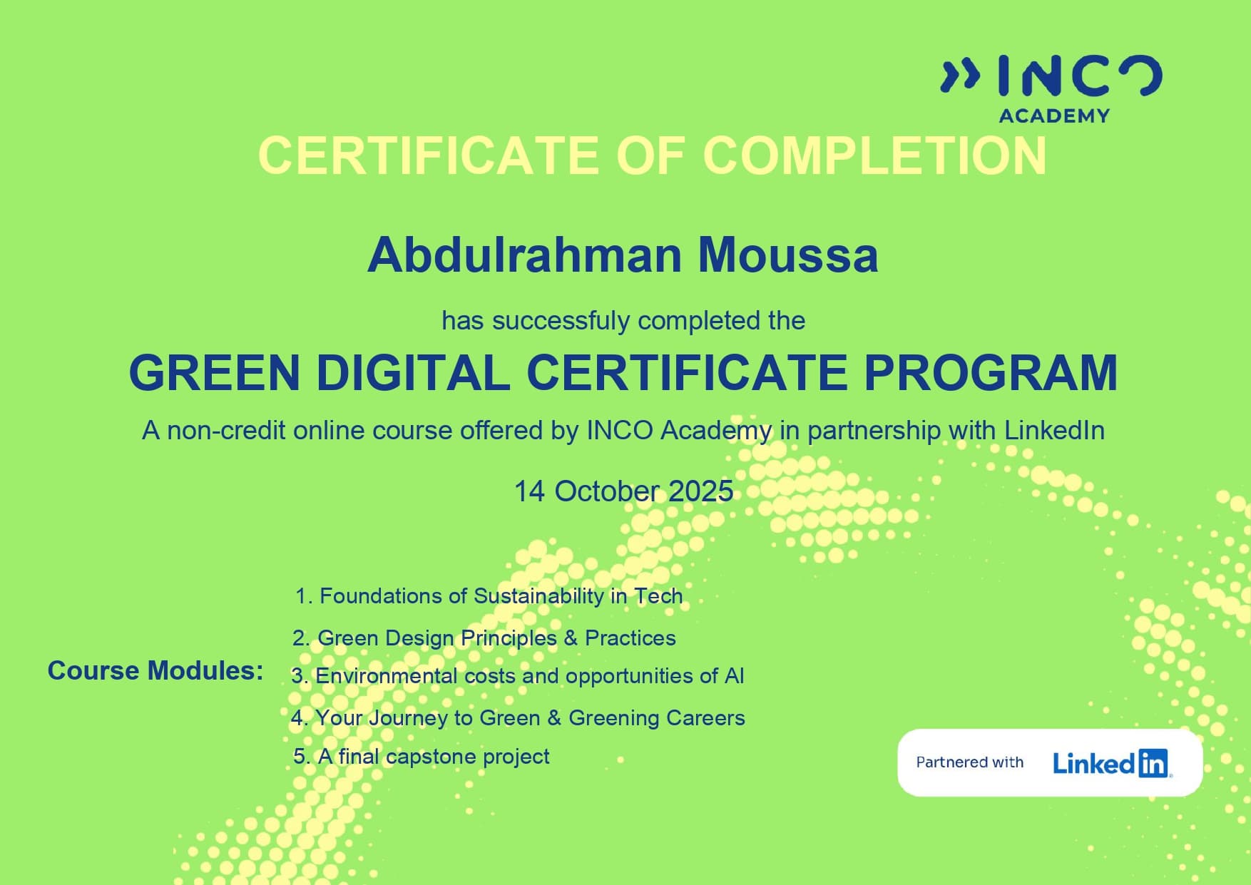 Green Digital Skills