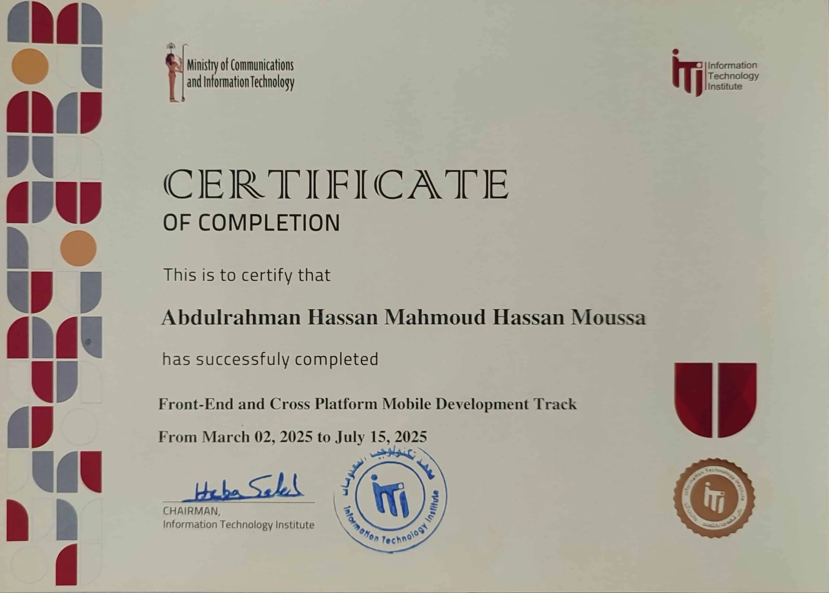 Intensive Training in Frontend & Cross-Platform Development