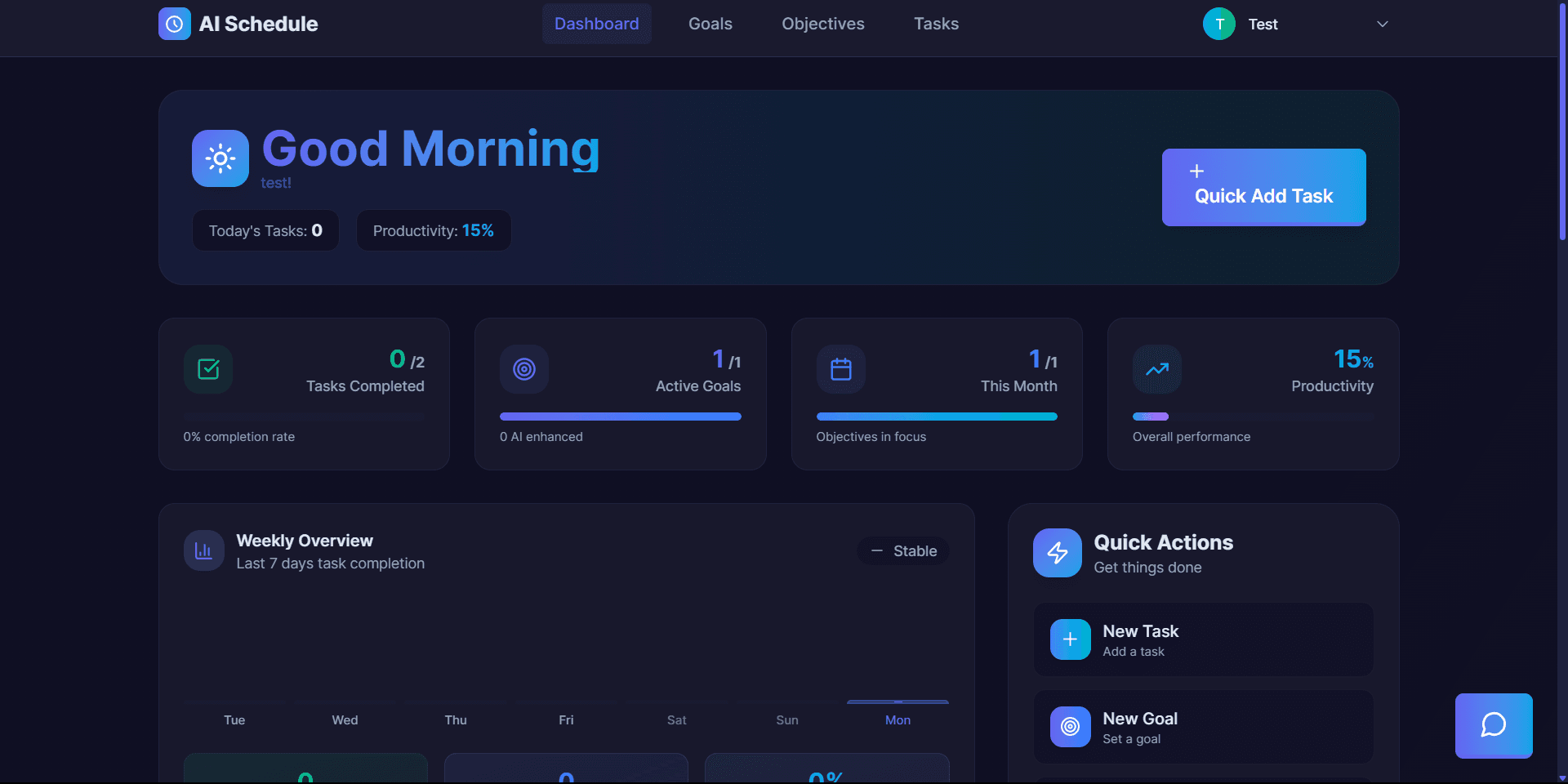 Scheduling AI App